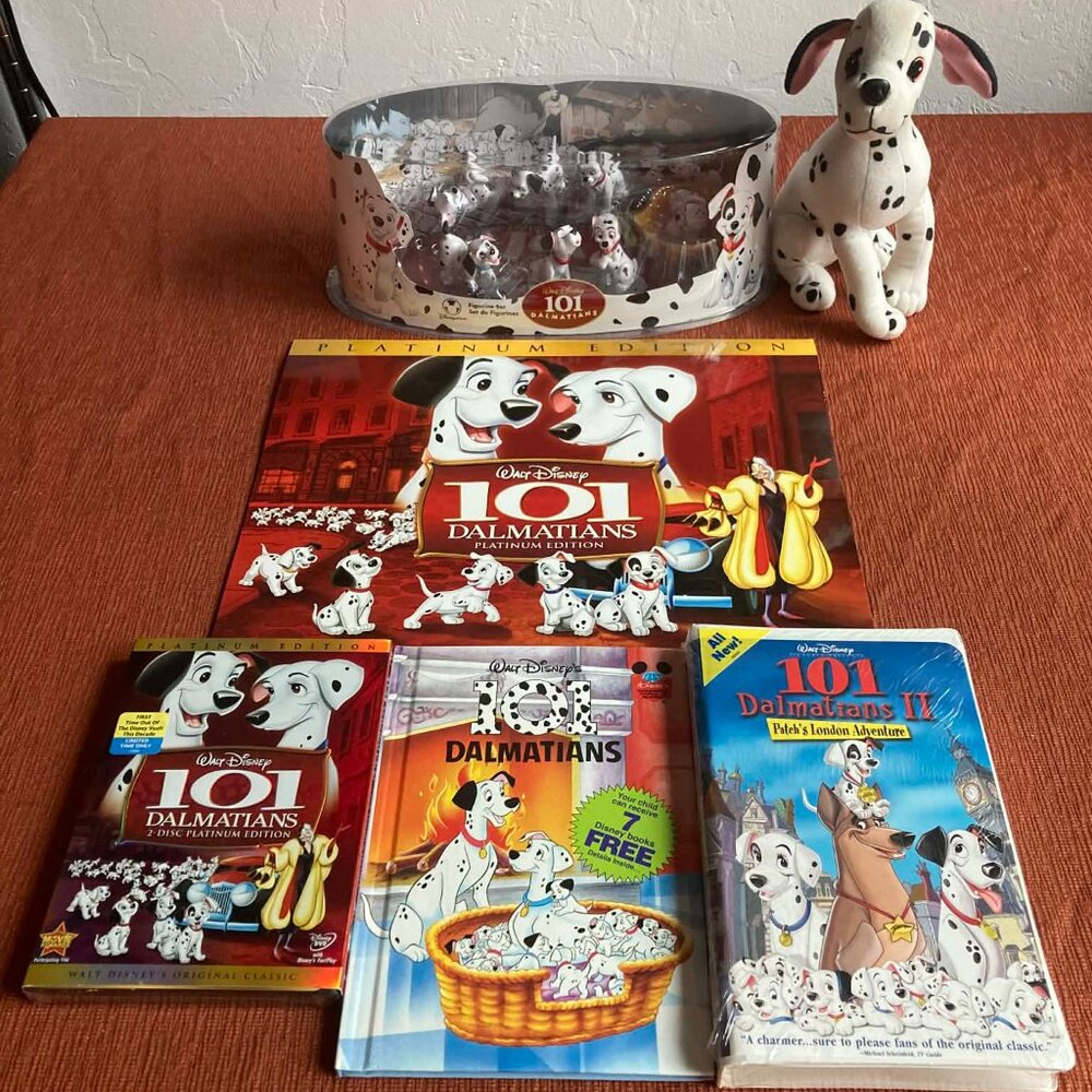RARE 16-Piece Walt Disney 101 Dalmatians Collection w/ Platinum Edition Prints